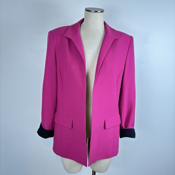 Kasper Womens 14 Pink Suit Jacket Blazer Business Career Work Wear - Picture 1 of 7